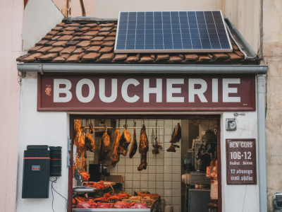 Comment dimensionner une installation solaire et batterie pour assurer l’autonomie d’un petit commerce (boucherie) ouvert 12 h/j ?