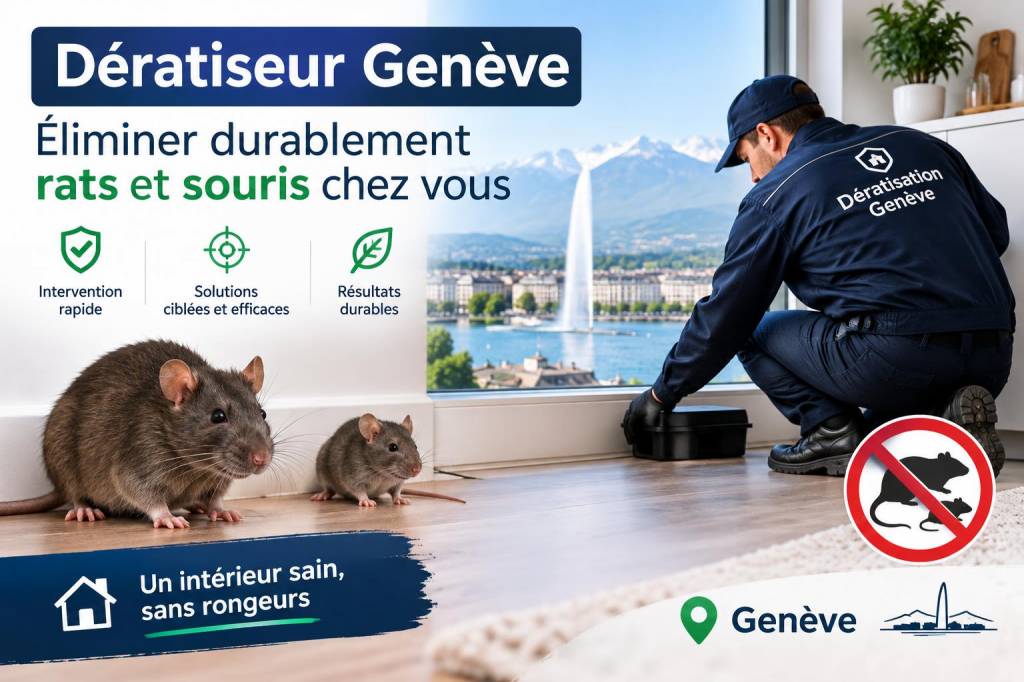 Dératiseur Genève : éliminer durablement rats et souris chez vous