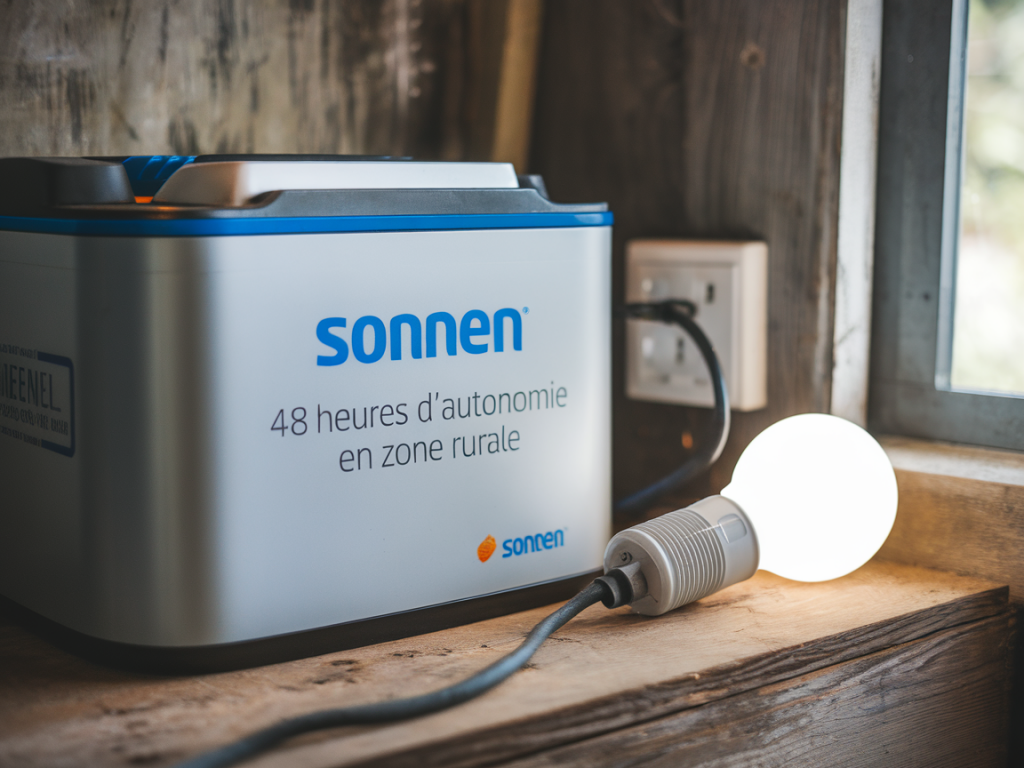 Comment dimensionner une batterie reconditionnée sonnen pour garantir 48 heures d'autonomie en zone rurale